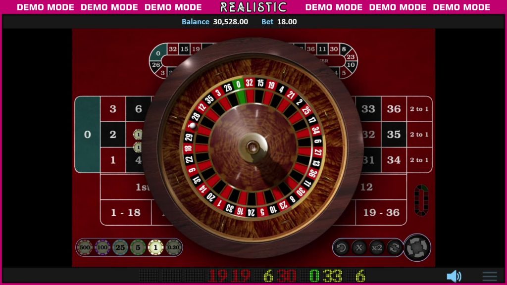 European Roulette Table Game