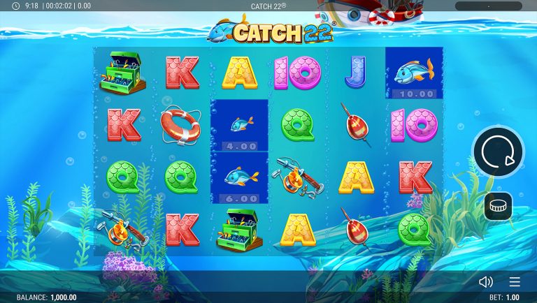 Catch 22 slots by Realistic games video screenshot