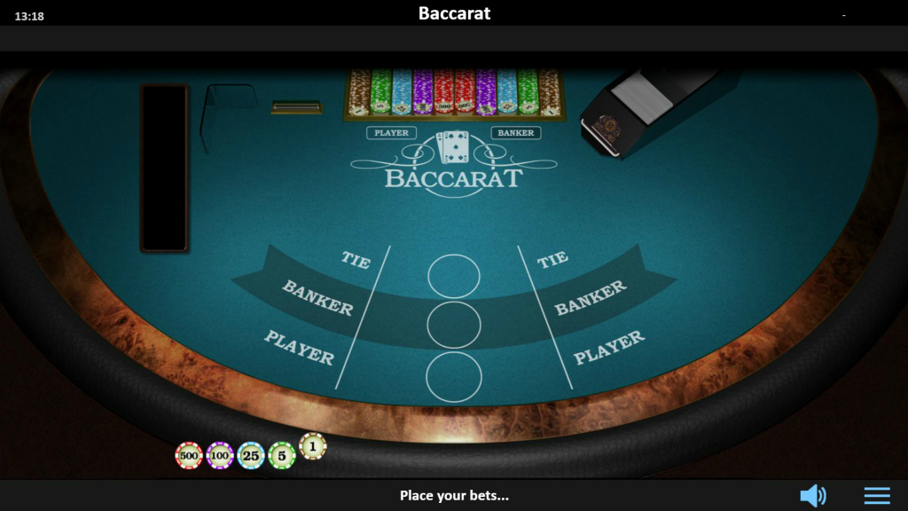 Baccarat Table Game