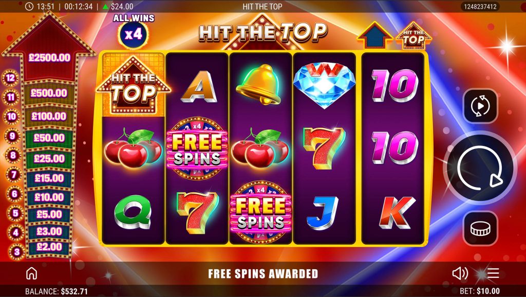 Hit the Top Online Slot