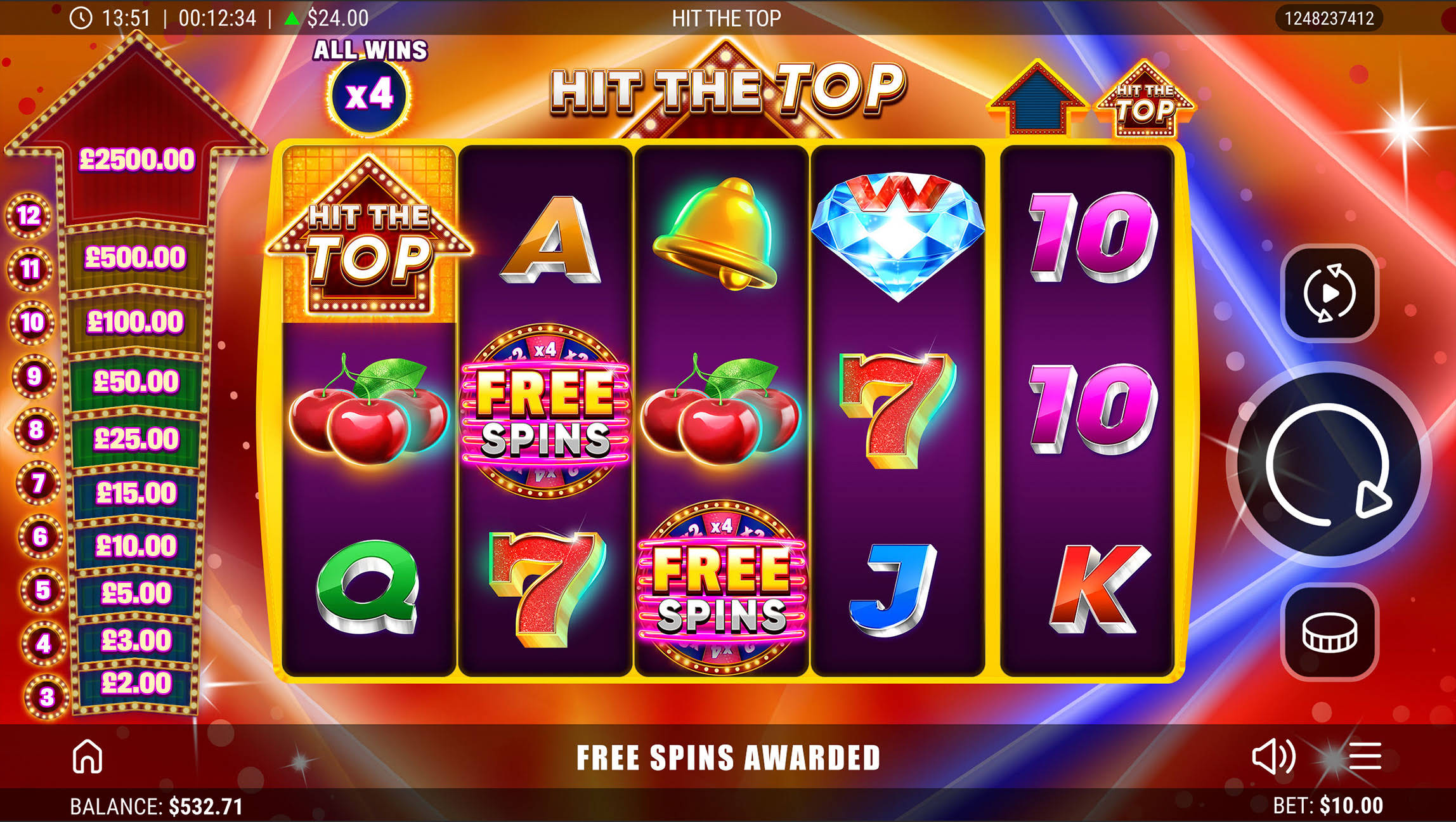 Hit the Top Online Slot