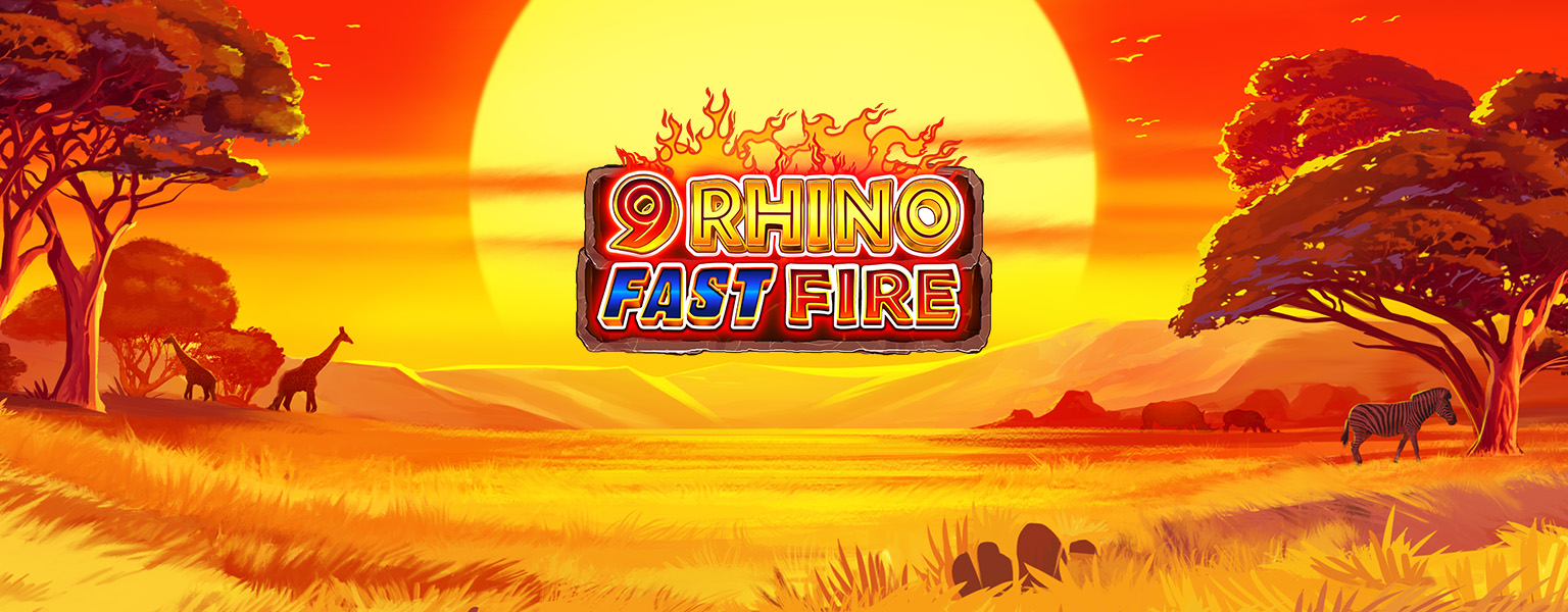 9 Rhino Fast Fire Charges Across the Savanna with Wild Jackpots